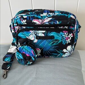 Lug Carousel XL 2 Crossbody Bag - Hibiscus Multi NWOT